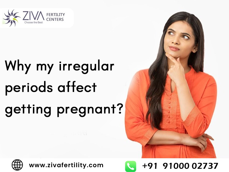 Why do irregular periods affect getting pregnant?